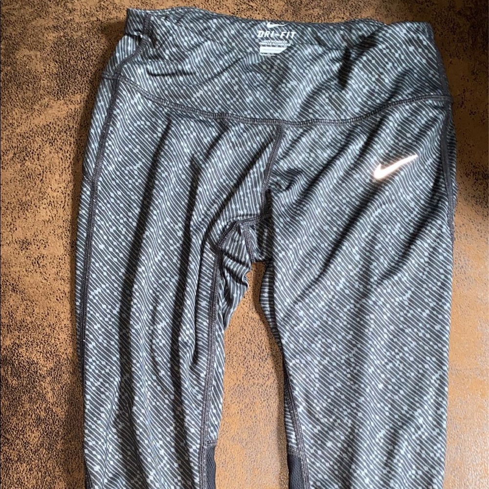 Nike compression pants mid length.